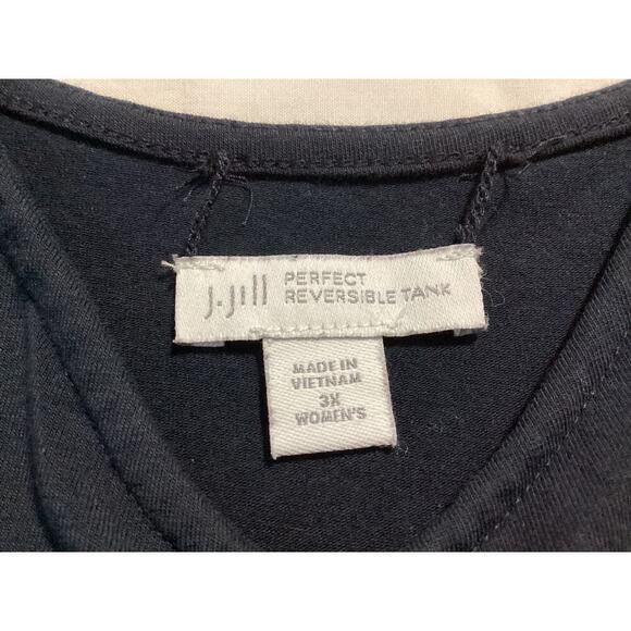 J.Jill Perfect Reversible Tank size 3X black - Picture 5 of 8
